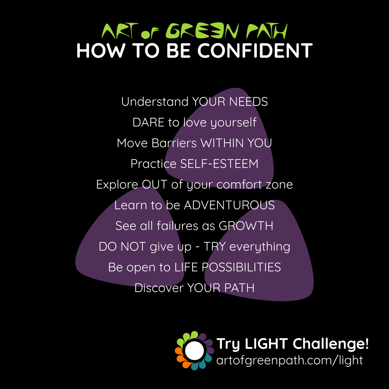 Art Of Green Path - Know Yourself - How To Be Confident