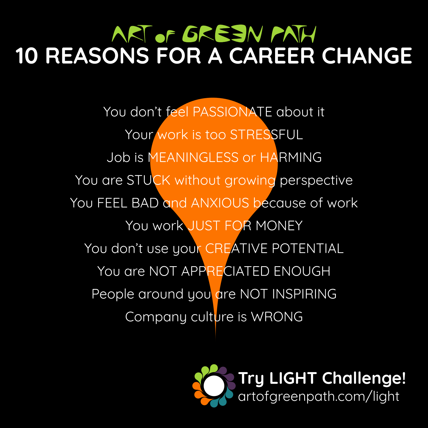 Art Of Green Path - Career Change - Ideas For Career Change