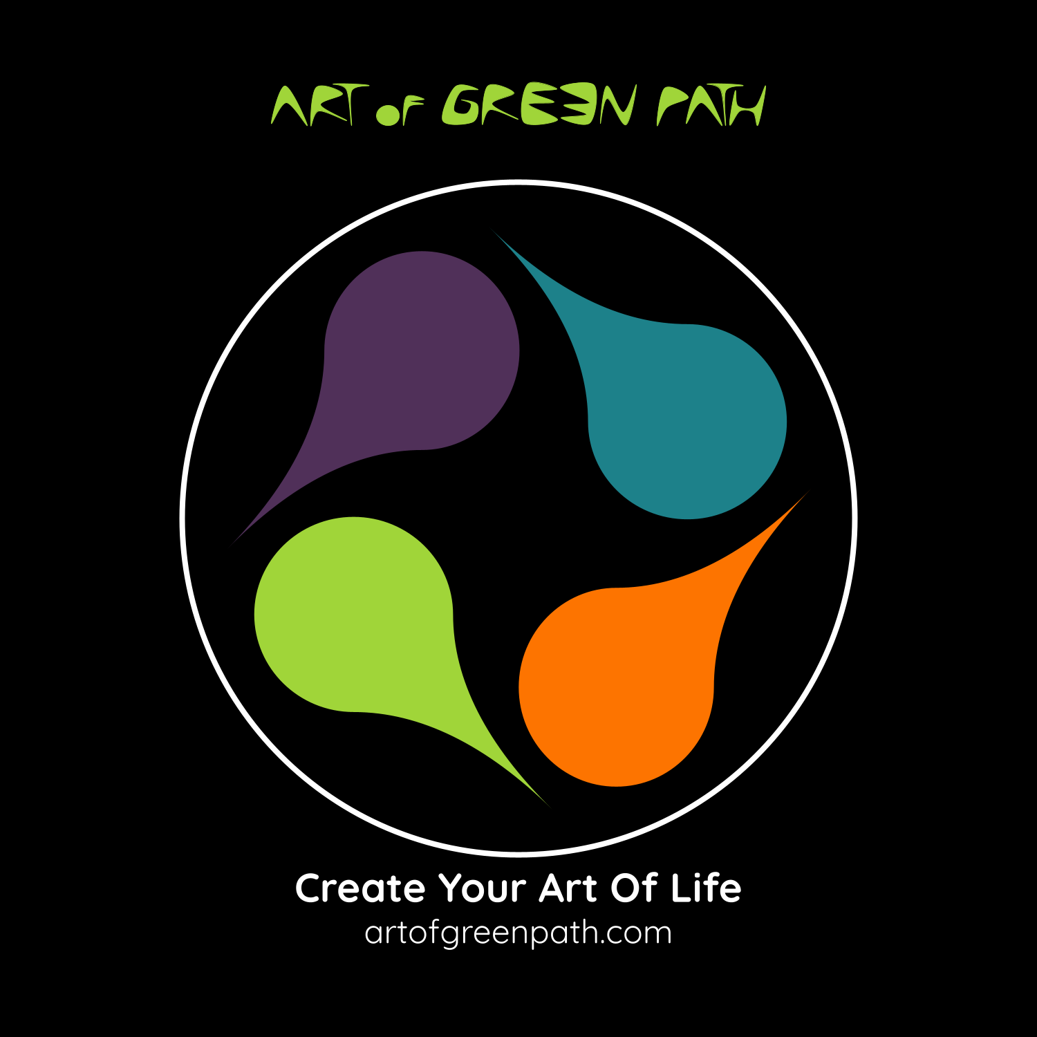 Art Of Green Path - Create Your Art Of Life