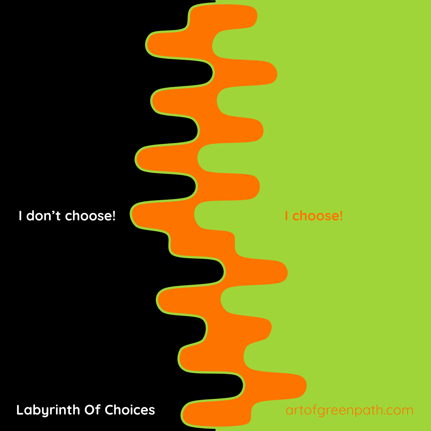 Art Of Green Path - Labyrinth Of Choices