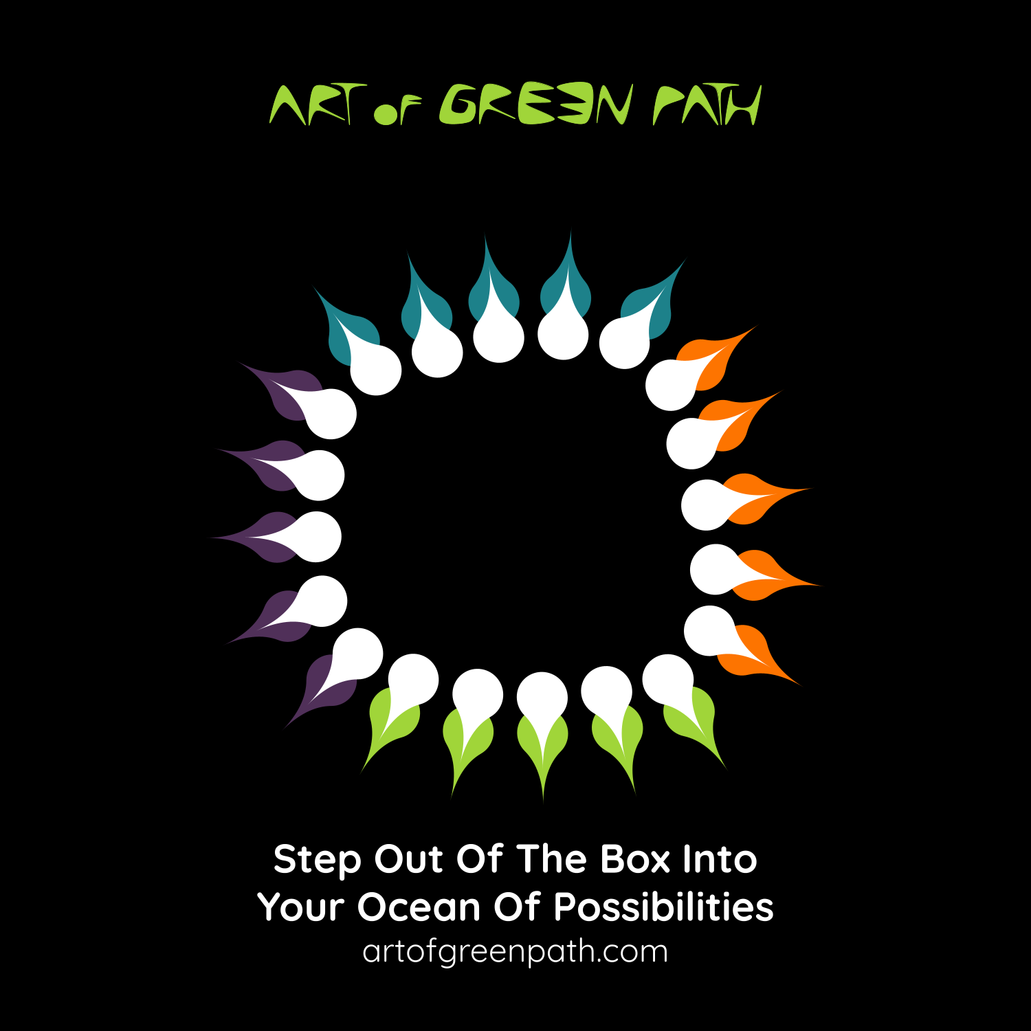 Art Of Green Path - Step Out Of The Box Into Your Ocean Of Possibilities